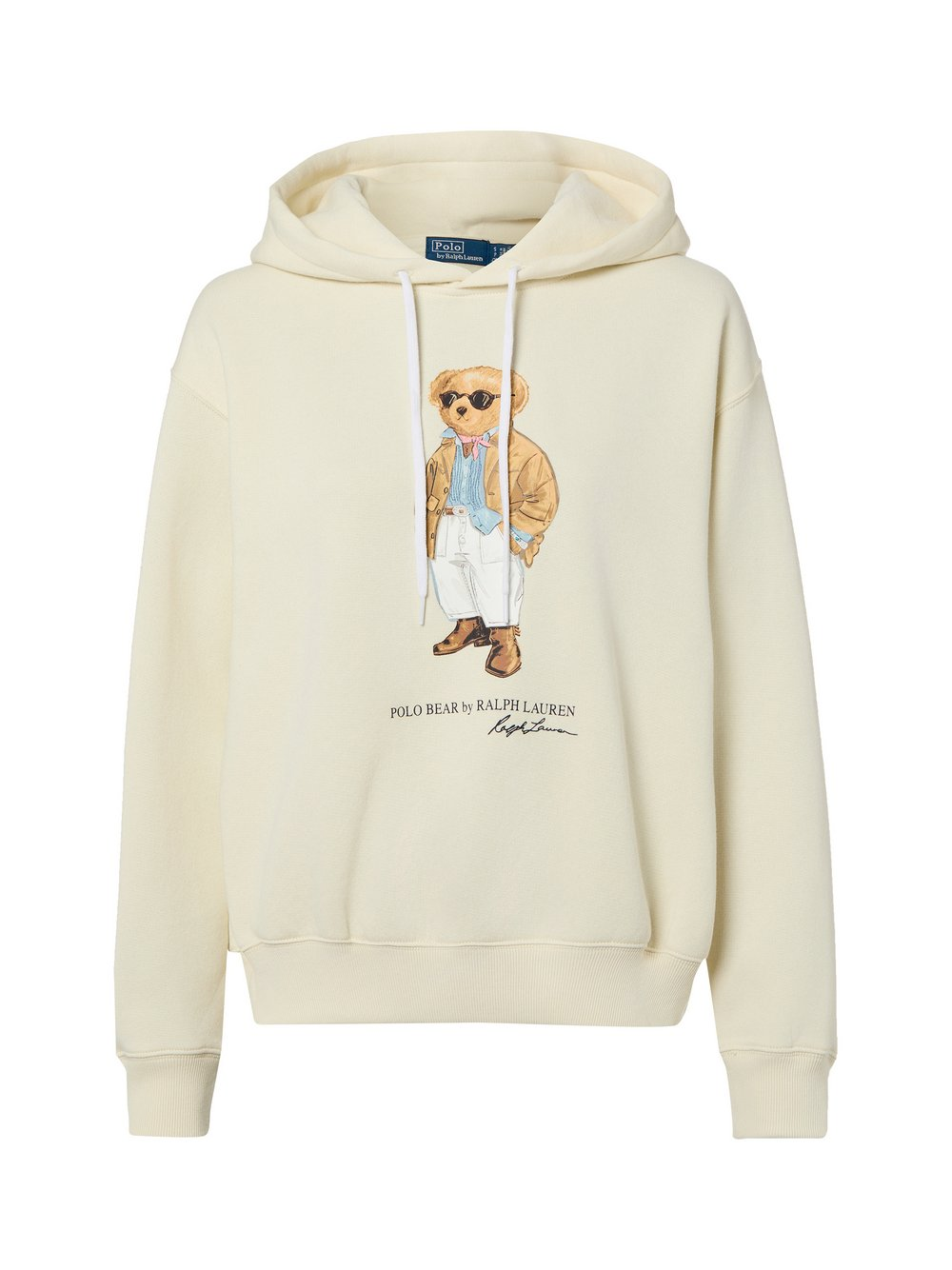 Polo Ralph Lauren Damski sweter z kapturem Kobiety biały, XS