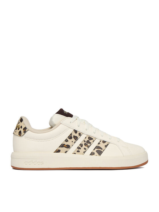 adidas Sneakersy CEO-GRAND COURT 3.0 J KJ4849 Écru