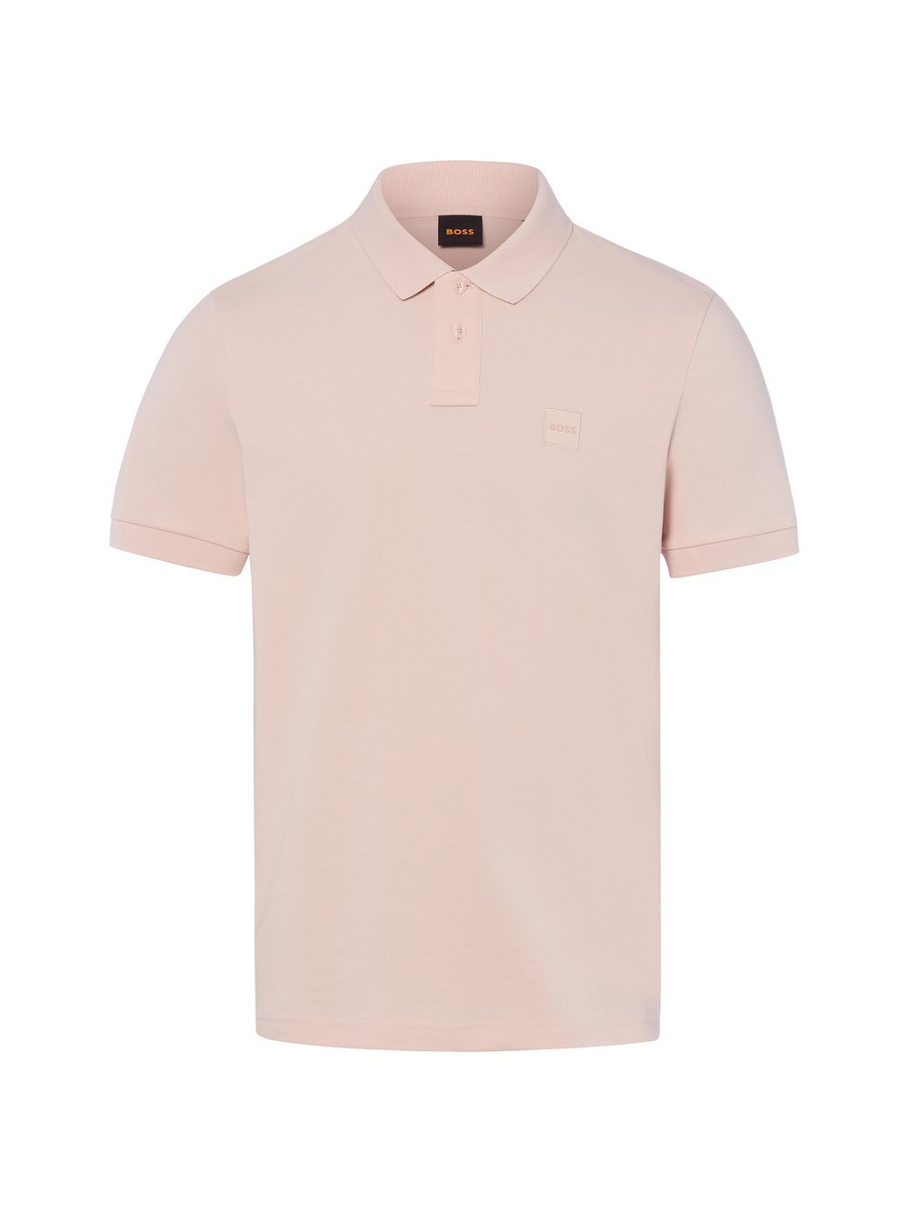 BOSS Orange Męska koszulka polo - Passenger Mężczyźni Bawełna różowy, XXL