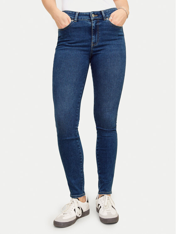 JJXX Jeansy Vienna 12259620 Granatowy Skinny Fit