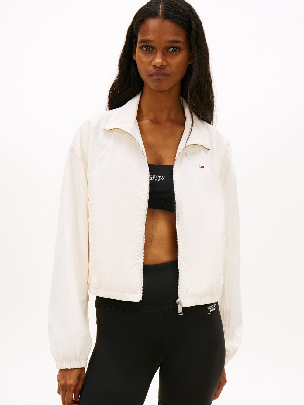 Tommy Jeans Damska kurtka letnia Kobiety biały, L