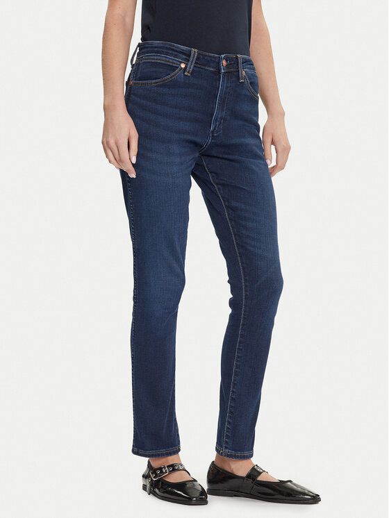 Wrangler Jeansy Sienna 112371151 Granatowy Slim Fit