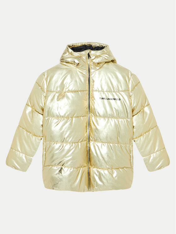 Karl Lagerfeld Kids Kurtka zimowa Z30234 D Złoty Regular Fit