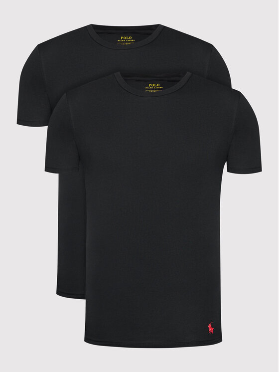 Polo Ralph Lauren Komplet t-shirtów Core Replen 714835960001 Czarny Slim Fit