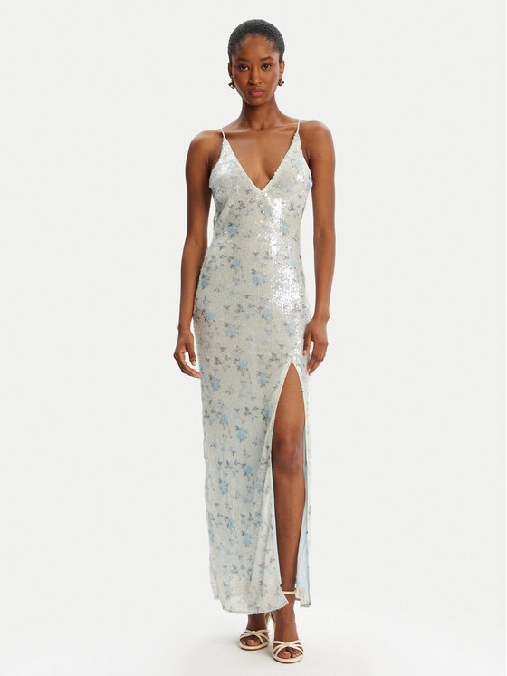 Bardot Sukienka wieczorowa Lois Sequin 59956DB Niebieski Slim Fit