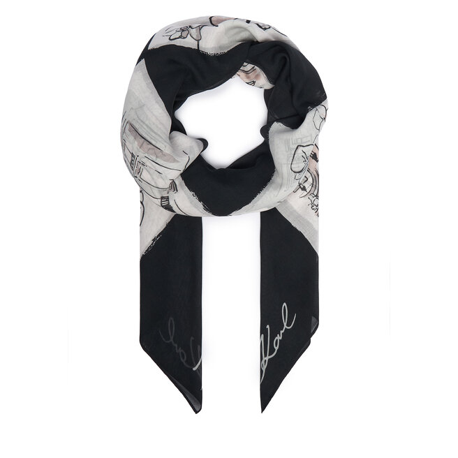 KARL LAGERFELD Chusta B3W33021 Szary ciemny