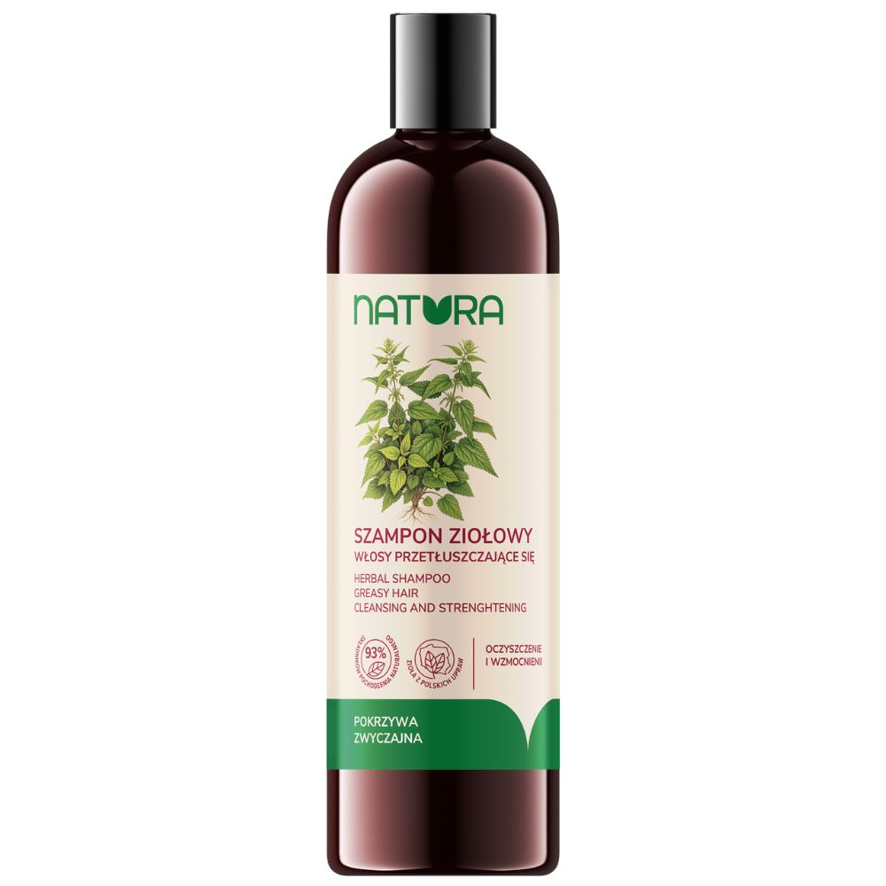 Natura Pokrzywa szampon ziołowy do włosów 380 ml