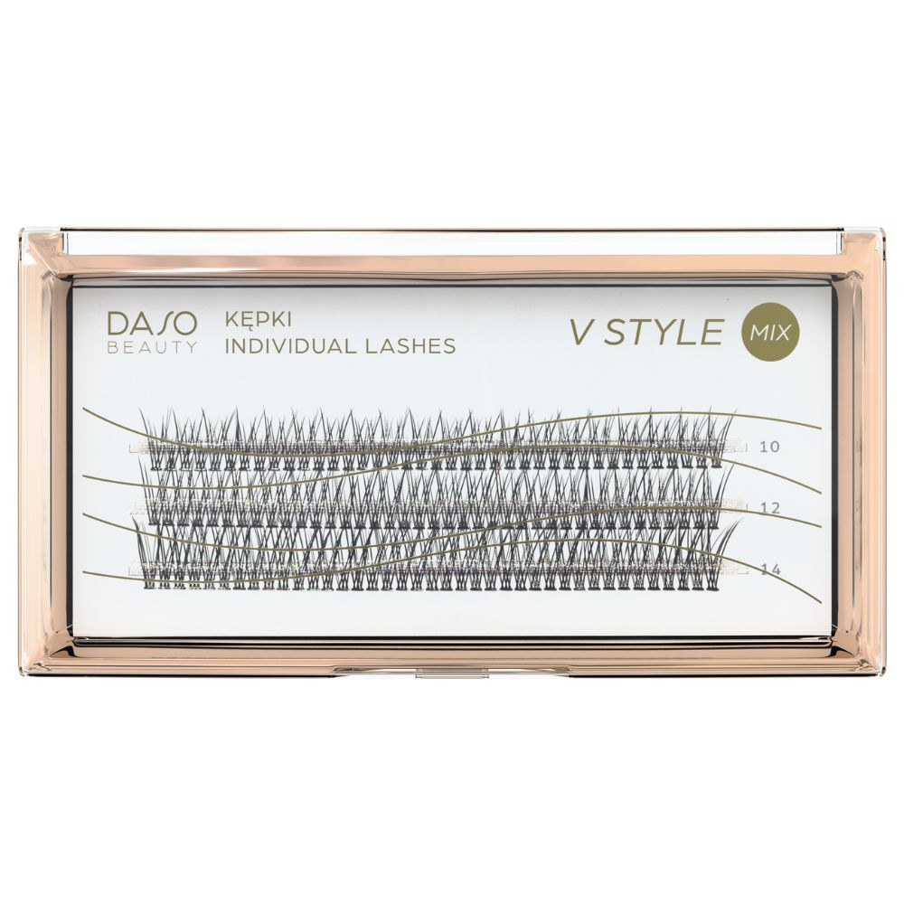 Daso Beauty rzęsy kępki V STYLE