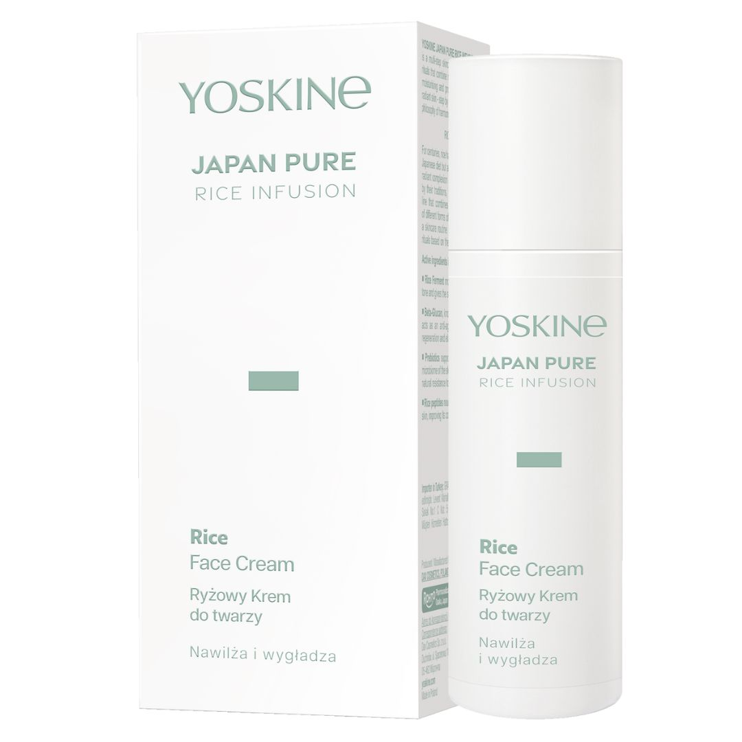 Yoskine ryżowy krem do twarzy Japan Pure Rice Infusion 50 ml