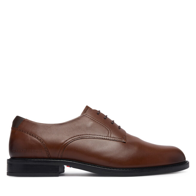 Tommy Hilfiger Oxfordy Corporate Dressy Lth FM0FM06023 Brązowy