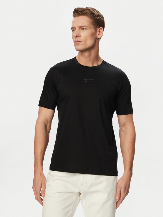 BOSS T-Shirt PS Spirit70 Car 50561856 Czarny Regular Fit