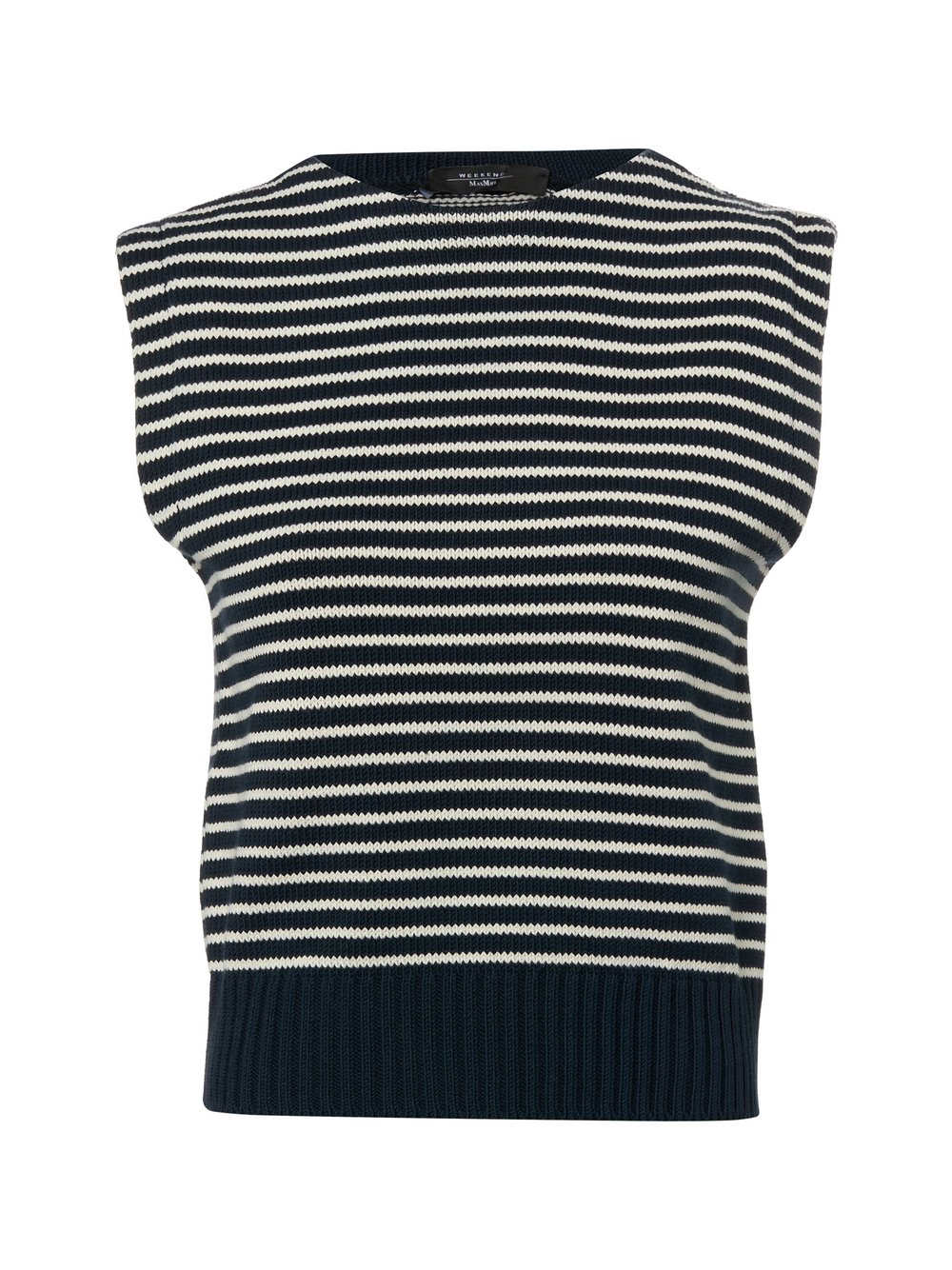 Weekend Max Mara Sweter damski Kobiety Bawełna czarny|biały, XS