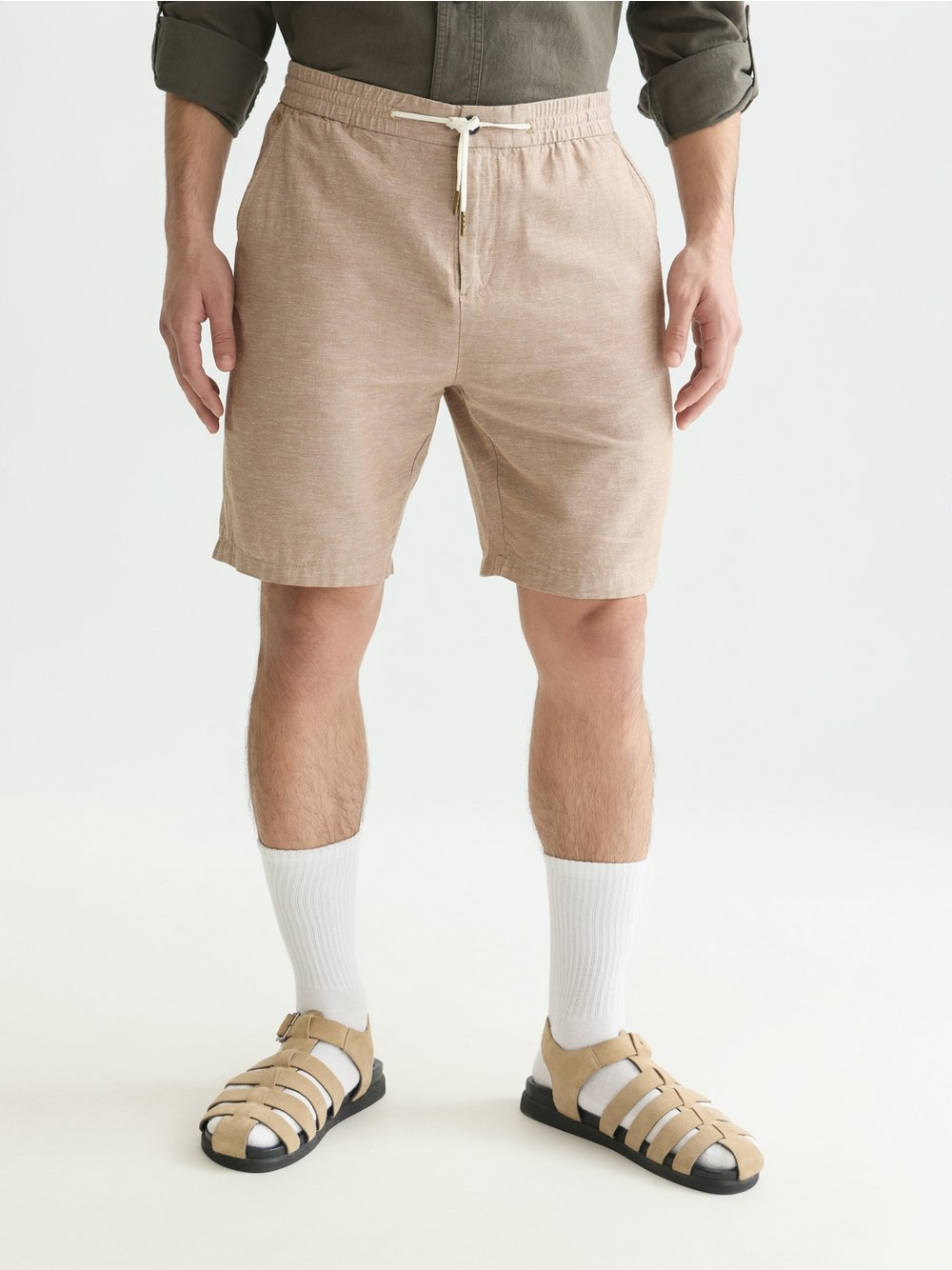 Scotch & Soda Szorty Mężczyźni Bawełna brązowy, 33
