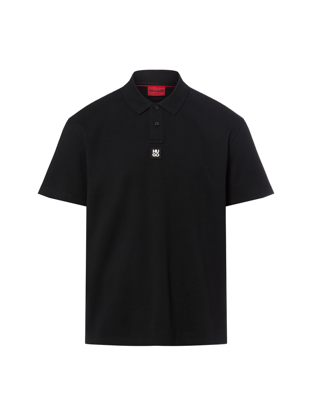 HUGO Męska koszulka polo - Deabono Mężczyźni Bawełna (100%) czarny, XXL
