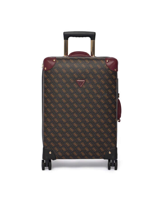 Guess Walizka kabinowa Latona Travel TWLQ92 11983 Brązowy