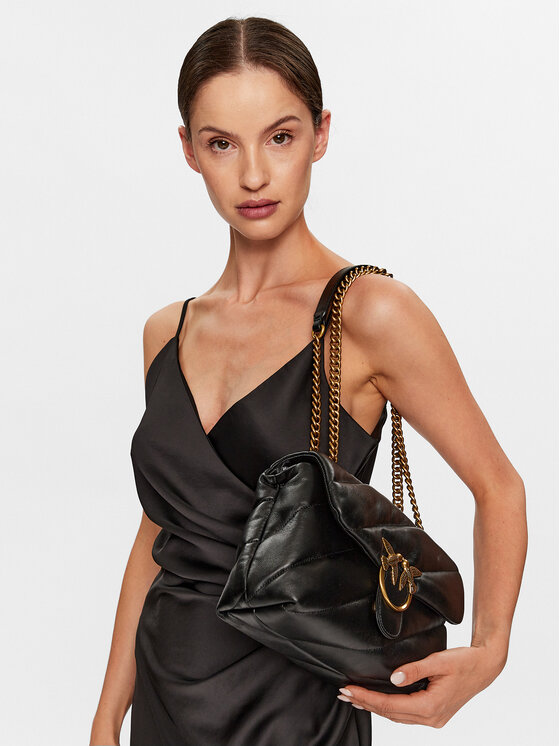 PINKO Torebka Love Classic Puff Cl AI 23-24 PLTT 100038 A0F2 Czarny