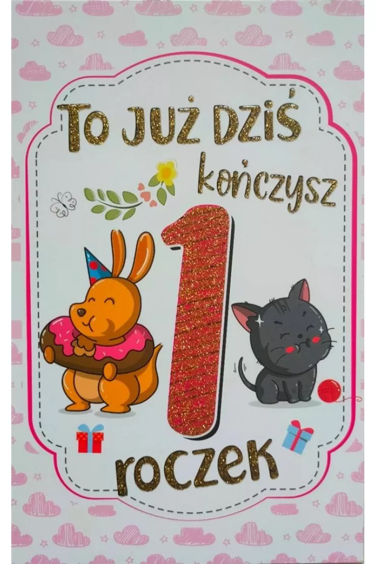 Karnet Roczek dziewczynka 2K-066