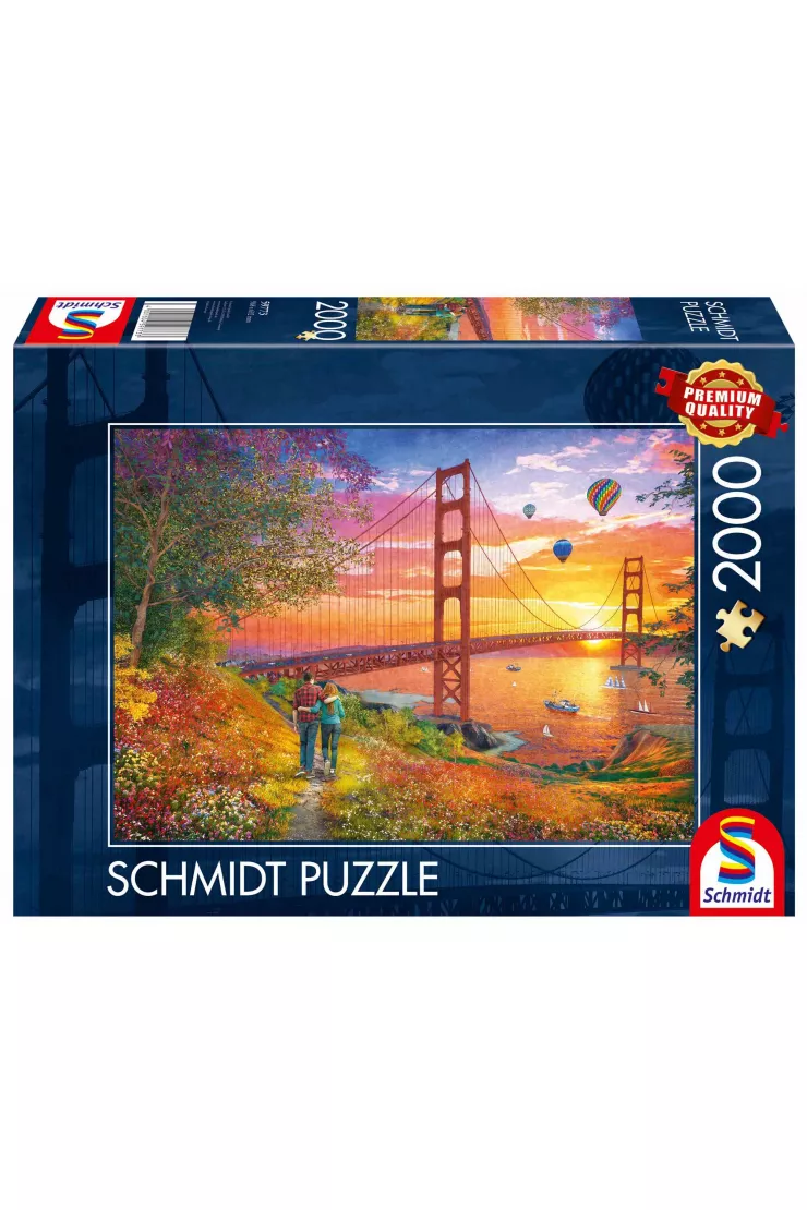 Puzzle 2000 el. PQ Spacer w pobliżu mostu Golden Gate San Francisco 112748