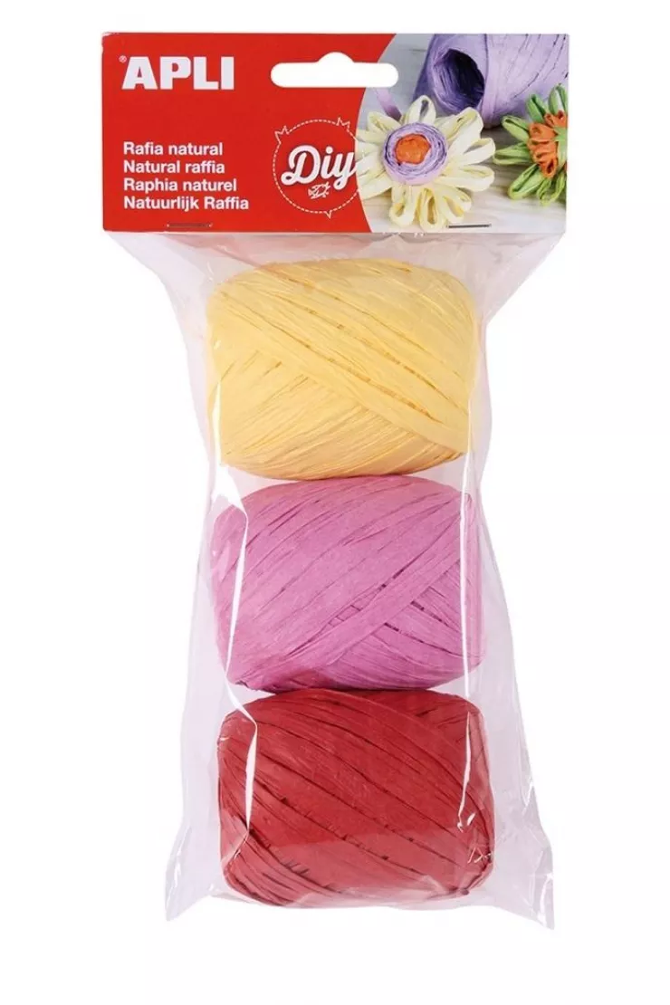Rafia Candy sztywna naturalna