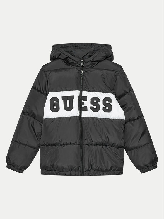 Guess Kurtka puchowa L4YL16 WGB60 Czarny Regular Fit