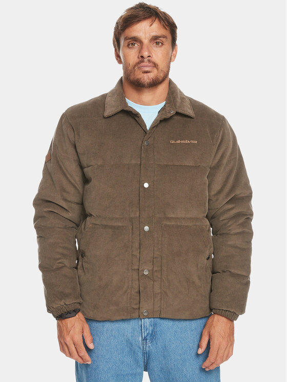 Quiksilver Kurtka przejściowa Tibbermore Jckt EQYJK03984 Brązowy Regular Fit