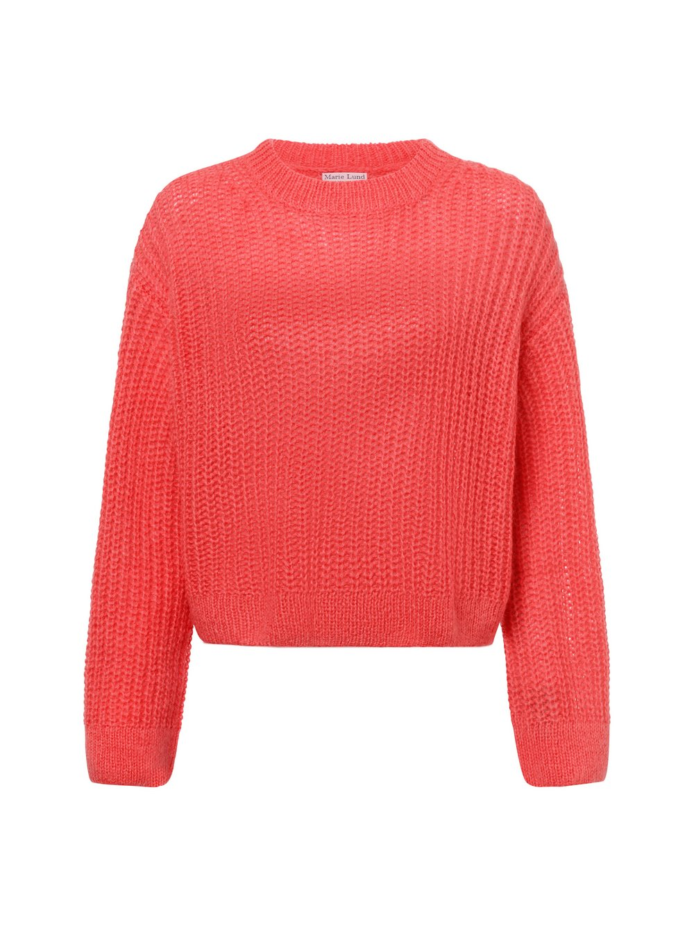 Marie Lund Sweter damski z dzianiny Kobiety Wełna różowy, XL/XXL