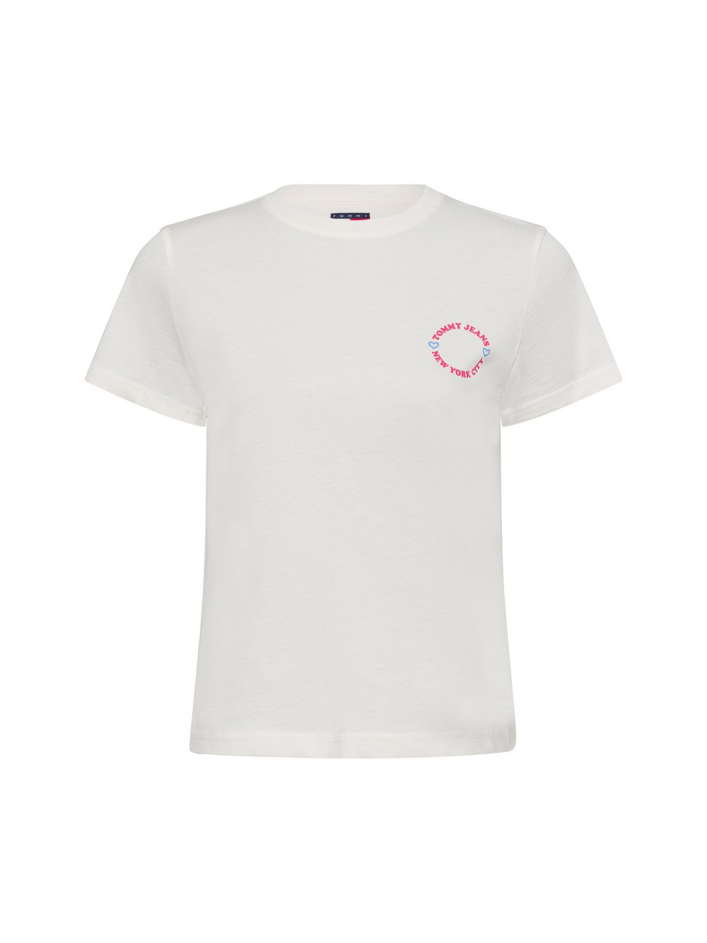 Tommy Jeans Koszulka damska Kobiety Bawełna biały, XS