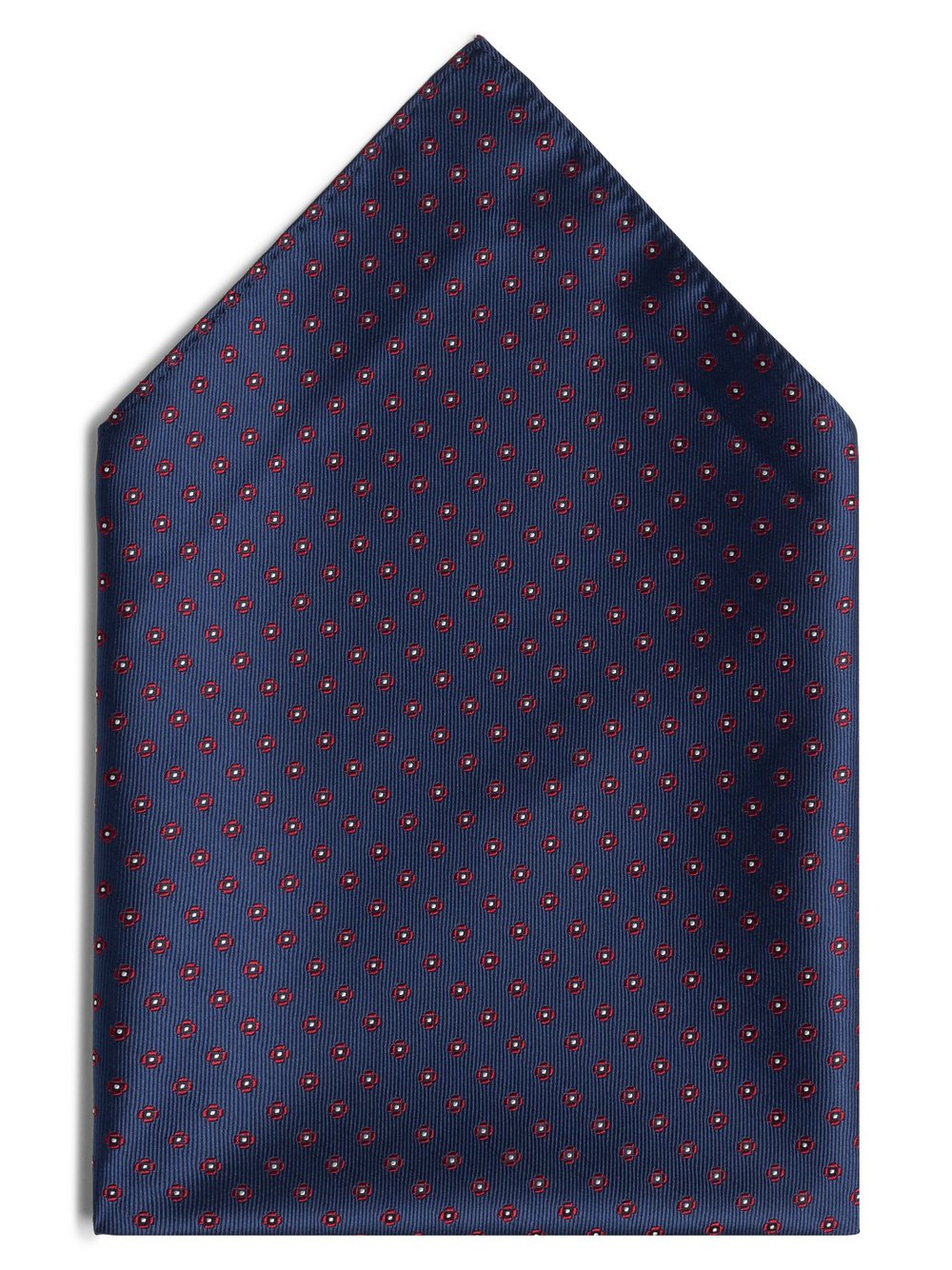 Finshley & Harding Męska poszetka Mężczyźni Jedwab czerwony, ONE SIZE