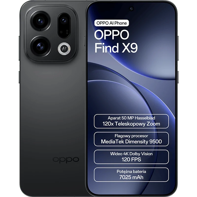 OPPO Find X9 5G 12/512 GB Czarny