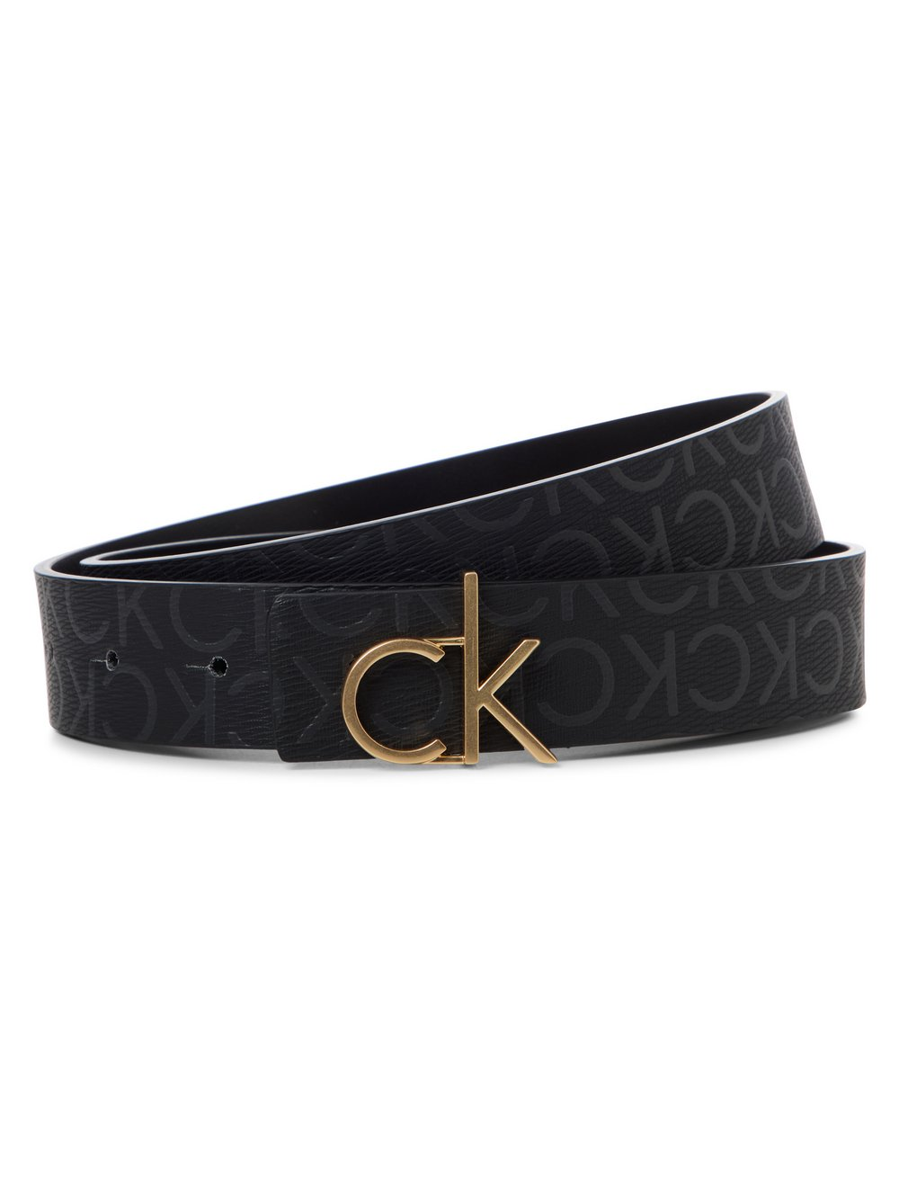 Calvin Klein Damski pasek dwustronny Kobiety Sztuczna skóra czarny, 90
