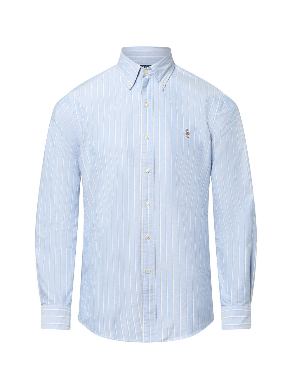 Polo Ralph Lauren Męska koszula casualowa - Custom Fit Mężczyźni Slim Fit Bawełna niebieski|wielokolorowy, XL
