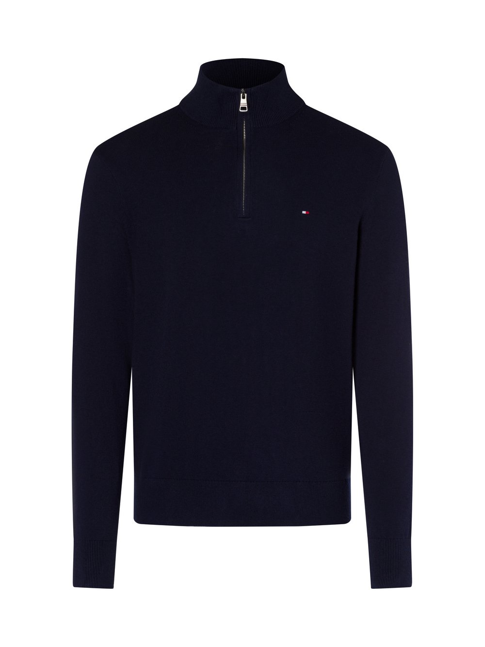Tommy Hilfiger Sweter z zawartością kaszmiru Mężczyźni Bawełna niebieski, M