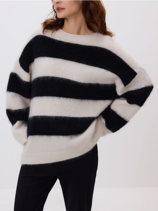 Reserved - Sweter z moherem - wielobarwny