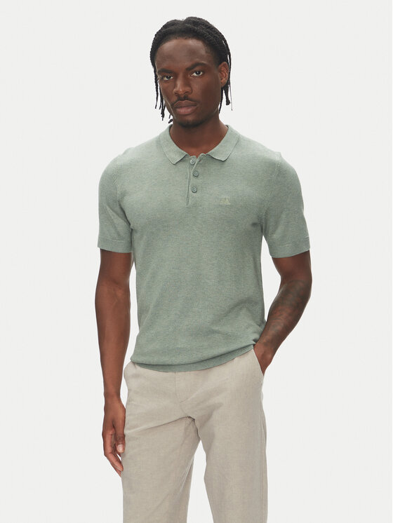 Lindbergh Polo 30-800159 Zielony Slim Fit