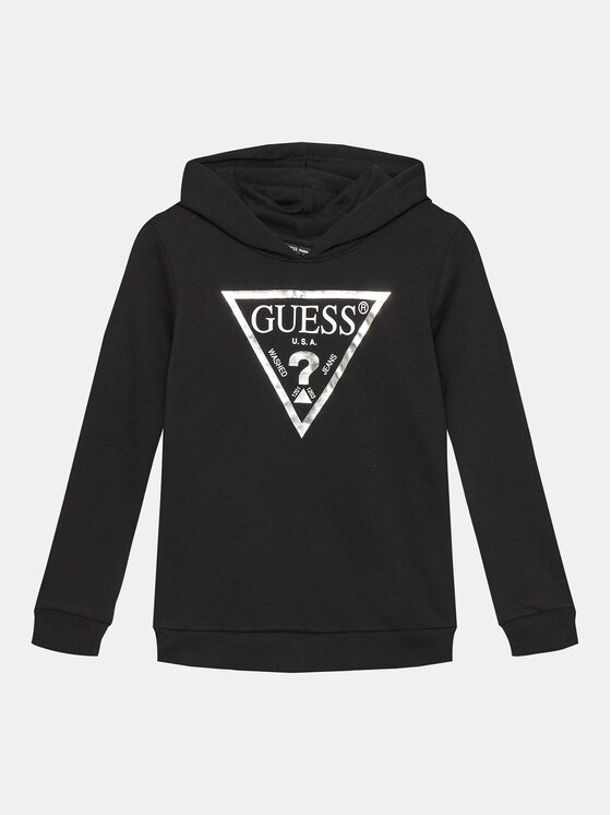 Guess Bluza J83Q14 KAUG0 Czarny Regular Fit