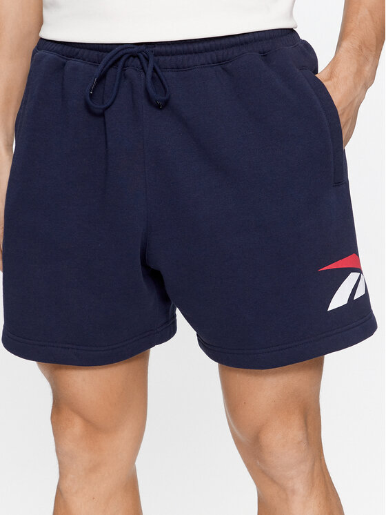 Reebok Szorty sportowe Classics HS9172 Granatowy Regular Fit