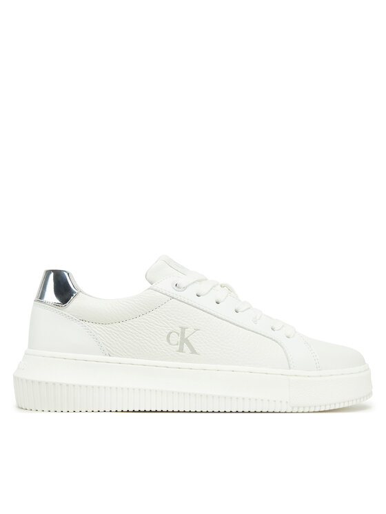 Calvin Klein Jeans Sneakersy Chunky Cupsole Low Mg YW0YW01769 Biały