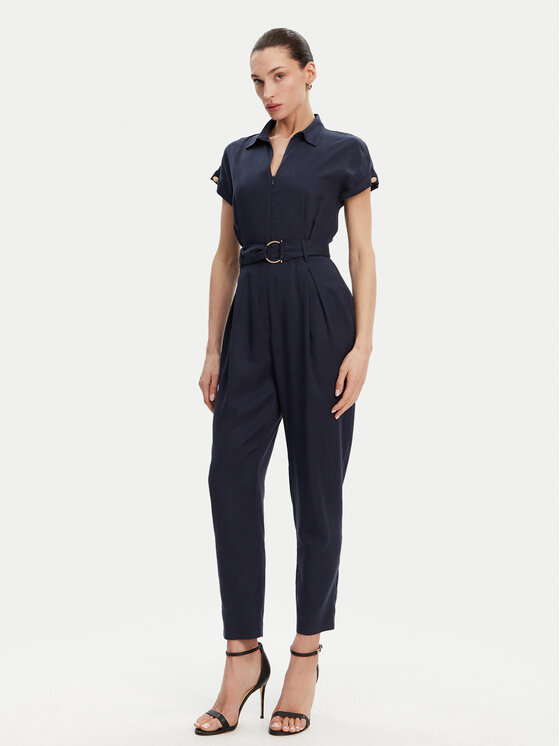 ACCESS FASHION Kombinezon 53-5511-128 Granatowy Regular Fit