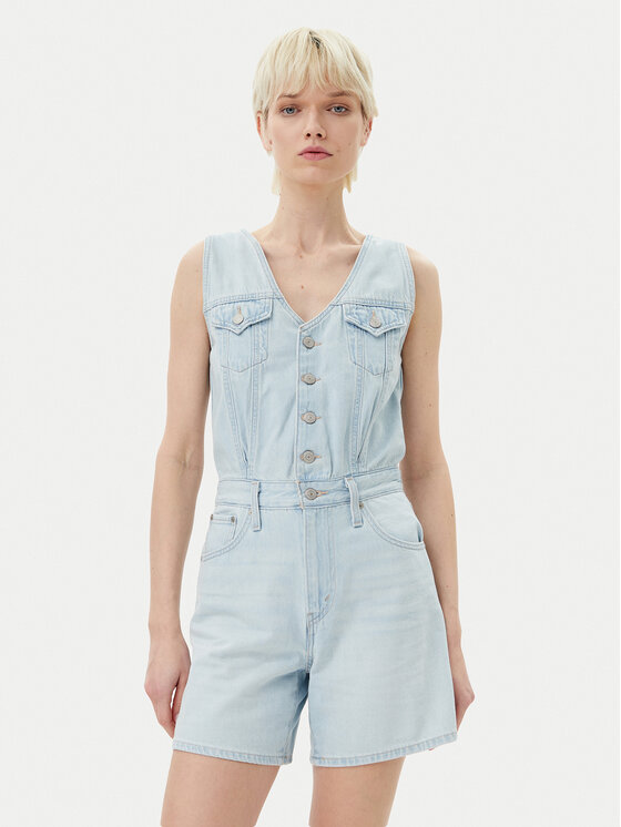 Levi's® Kombinezon 001WM-0000 Błękitny Regular Fit