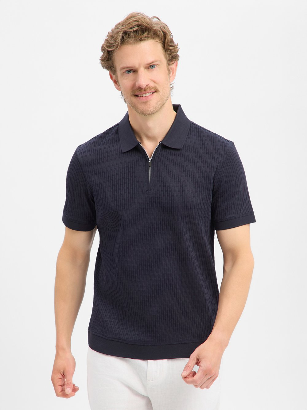 JOOP! Męska koszulka polo - Franciscojose Mężczyźni Bawełna (100%) niebieski, XL