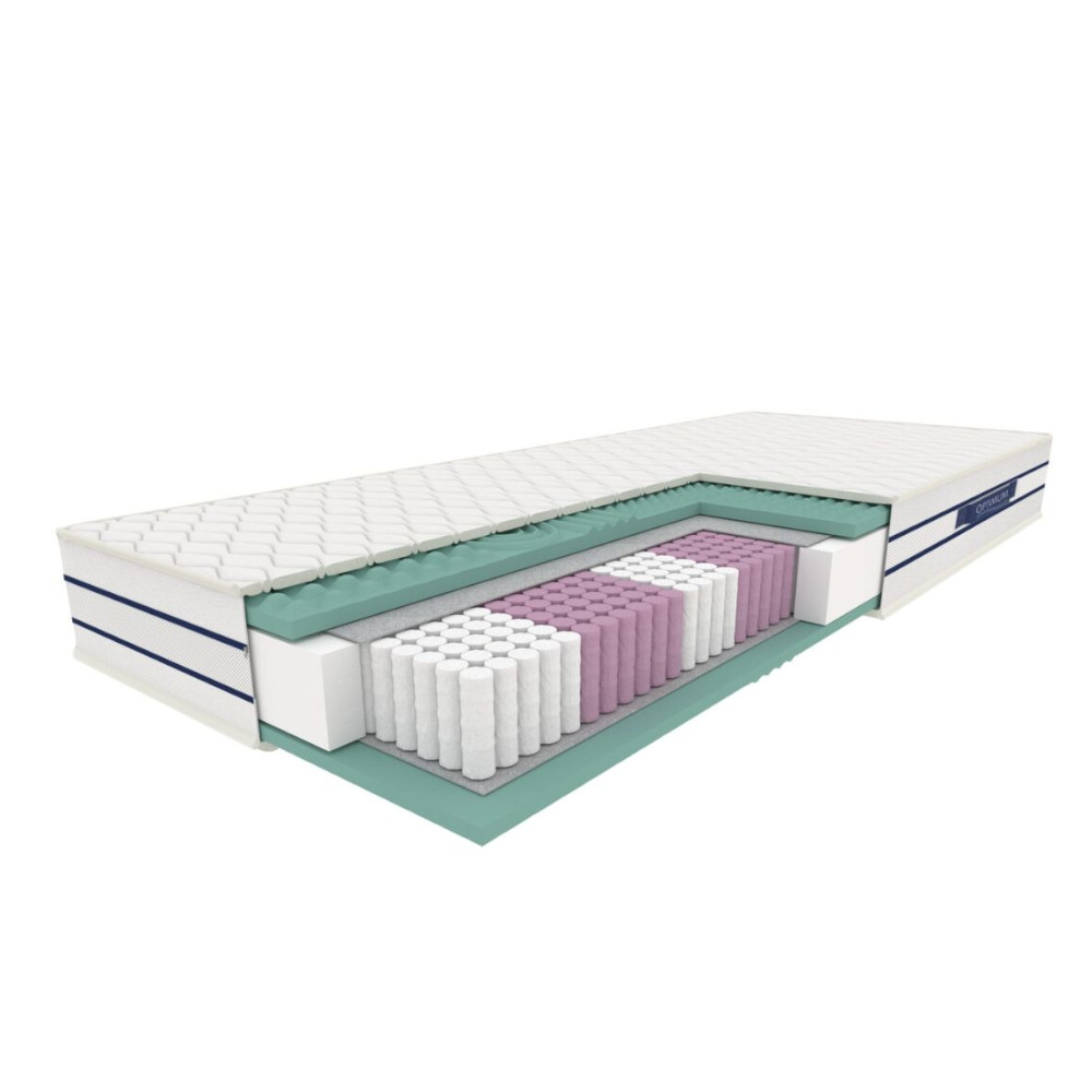 Materac Opal Optimum 180x200 cm sprężyny kieszeniowe Multipocket, H3/H4 średnio twardy/twardy