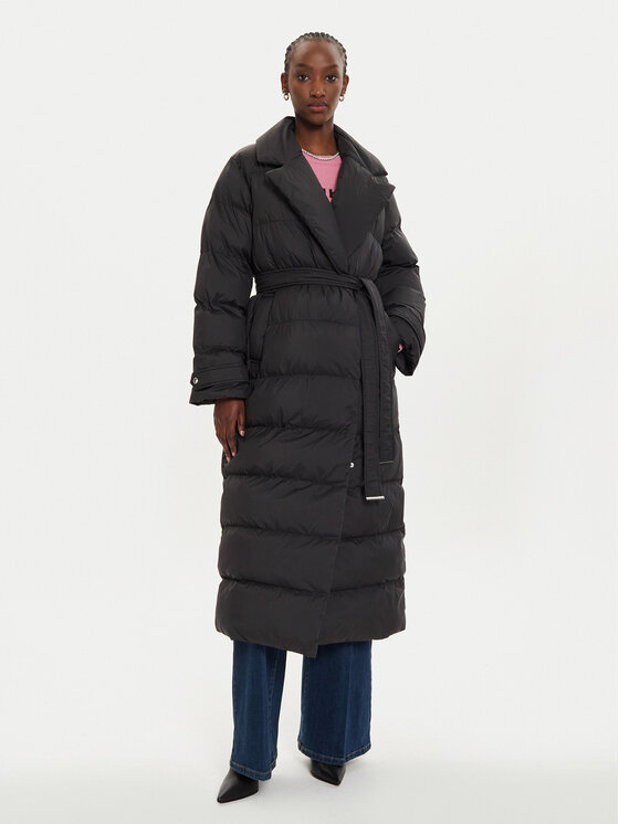 PINKO Kurtka zimowa Taccuino 103829 A0L5 Czarny Regular Fit