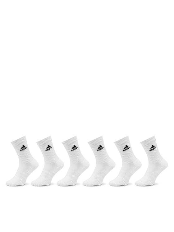 adidas Skarpety długie Cushioned Sportswear Crew Socks 6 Pairs HT3453 Biały