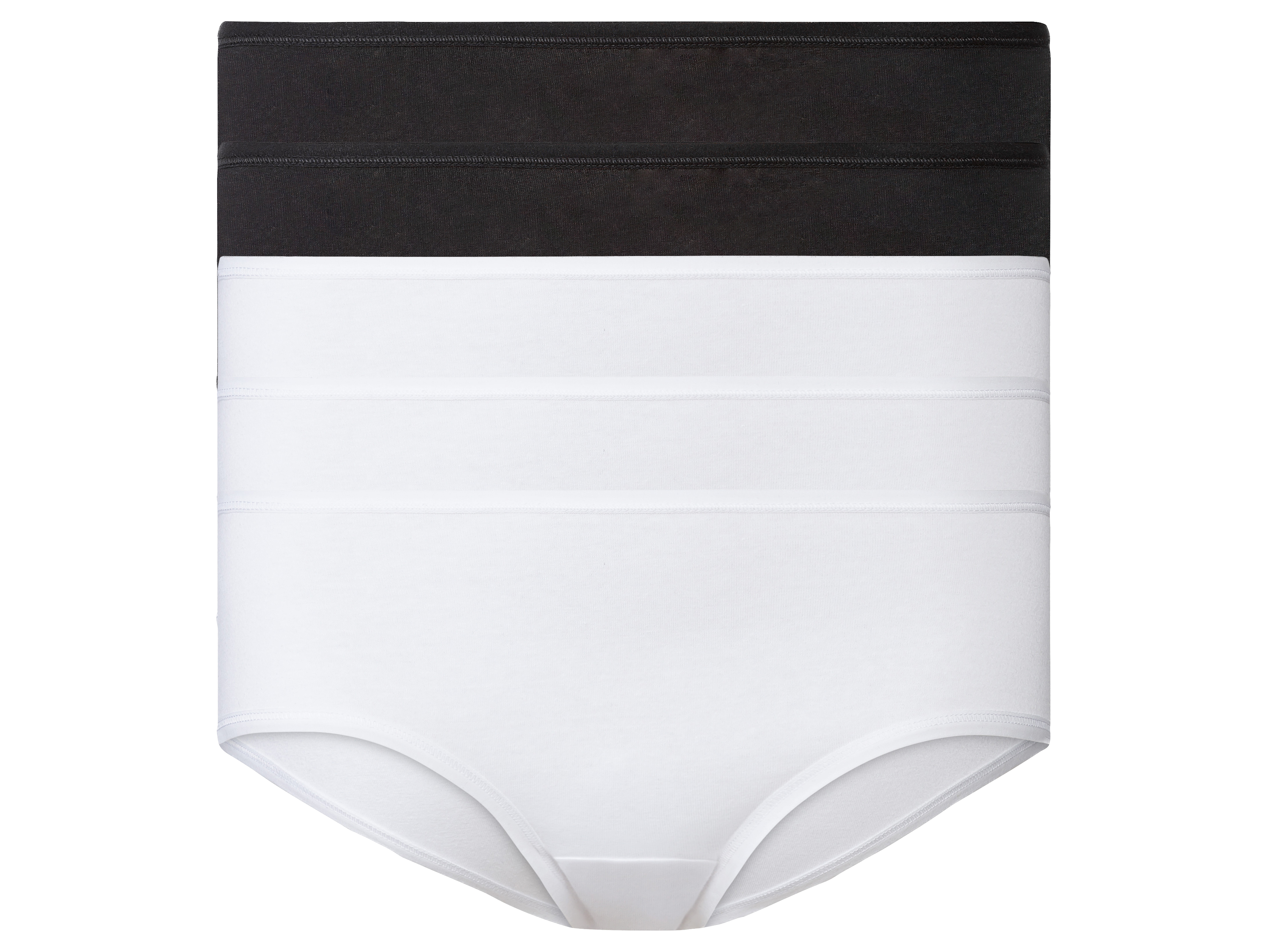 esmara® Hipstery damskie z bawełną, 5 par (Czarny/biały, S(36/38))
