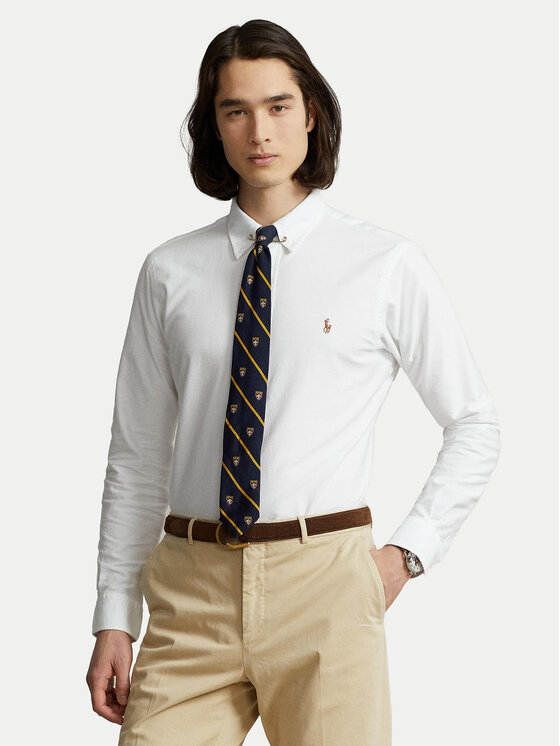 Polo Ralph Lauren Koszula Core Replen 710792041 Biały Custom Fit