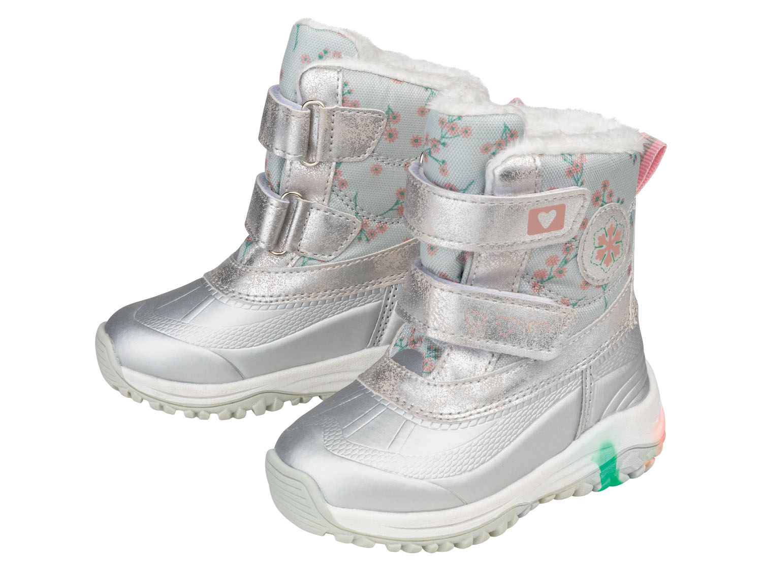lupilu® Buty zimowe dziewczęce (23, Srebrny)