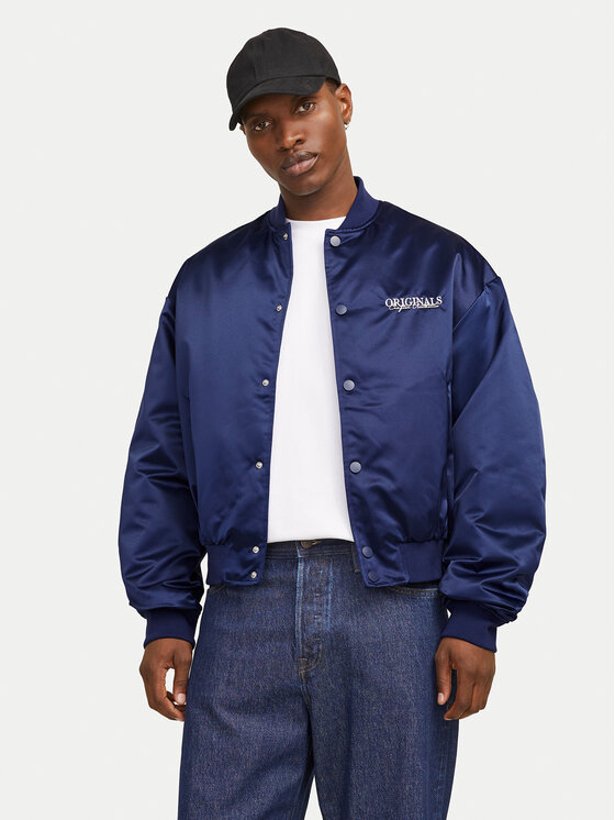 Jack & Jones Kurtka bomber Boston 12272869 Niebieski Regular Fit miniaturka