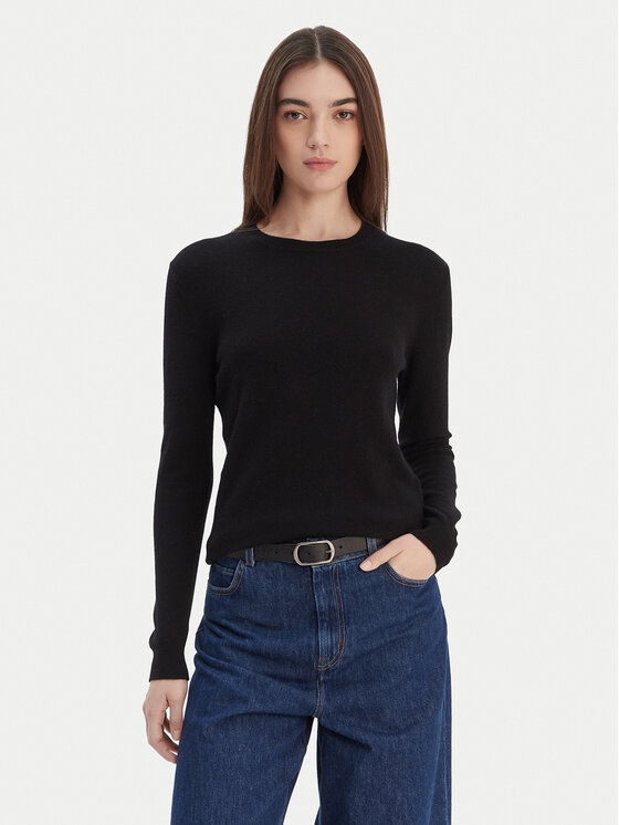 United Colors Of Benetton Sweter 1002D1K01 Czarny Regular Fit