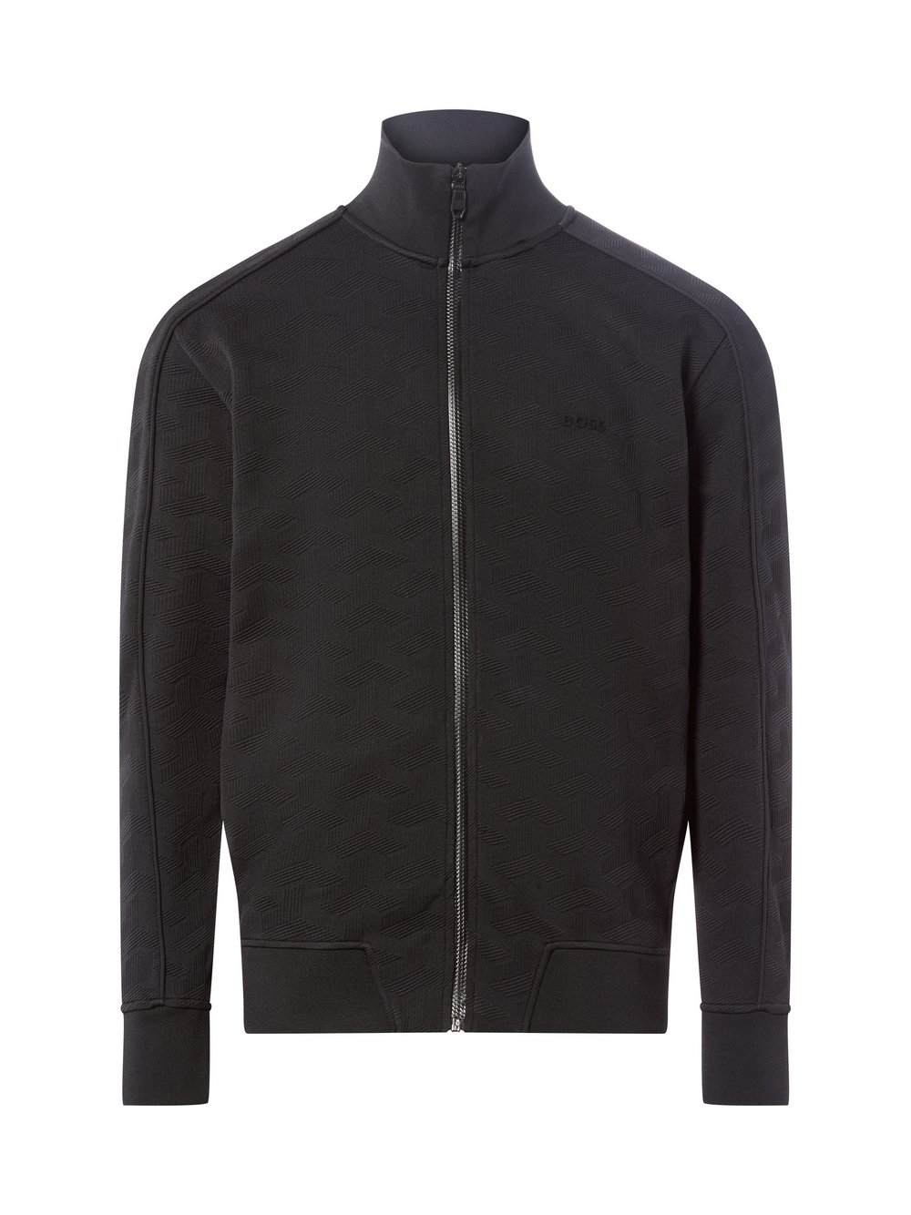 BOSS Green Bluza męska - Mirror Mężczyźni czarny, XXL