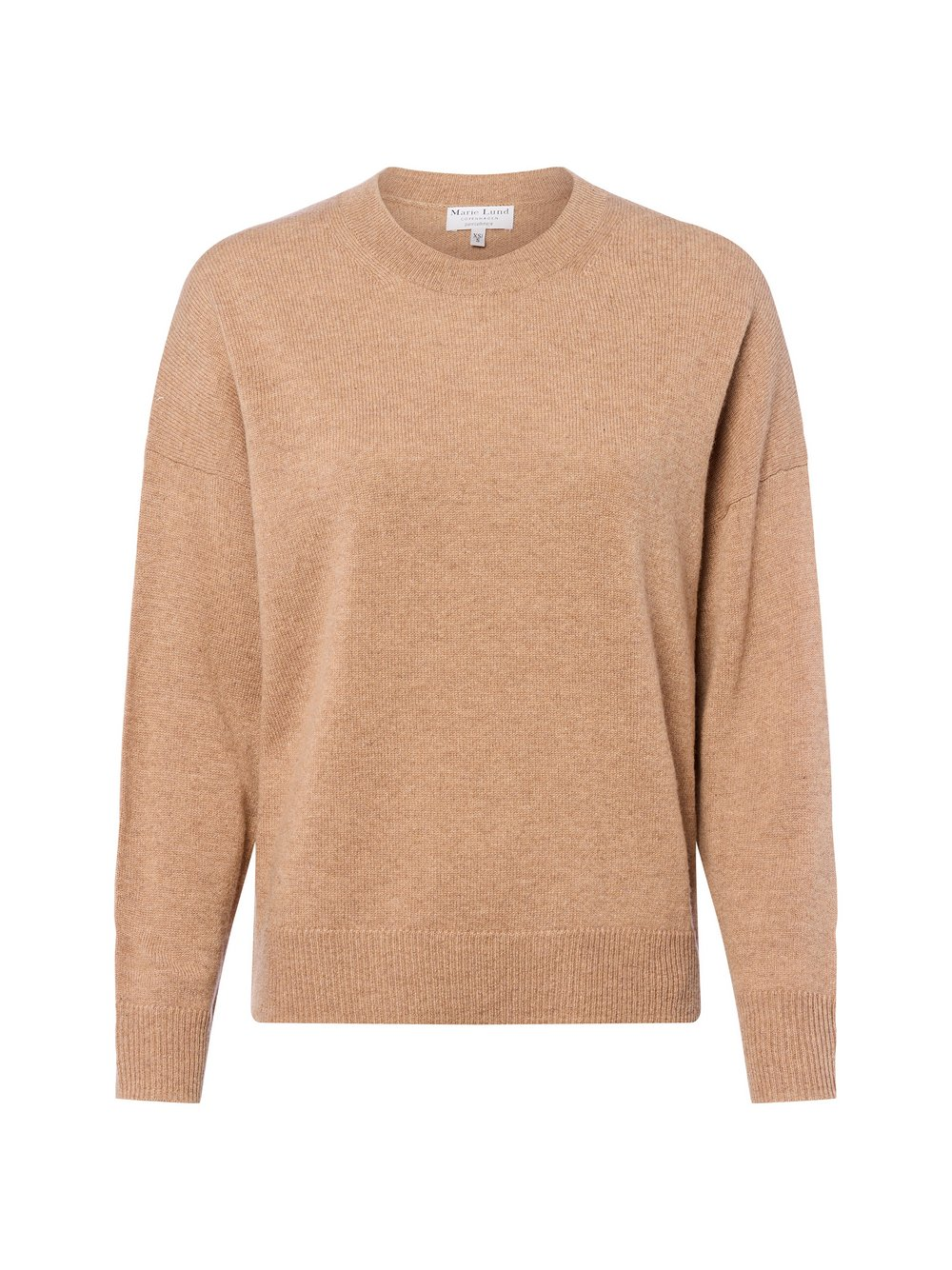 Marie Lund Damski sweter z czystego kaszmiru Kobiety Kaszmir brązowy, M/L